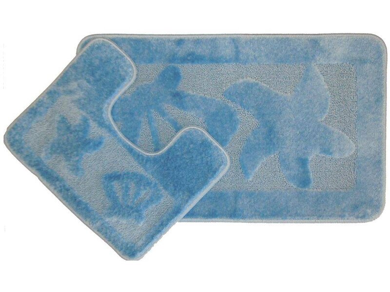 Voordelige badmatten Set van 50x80 + 40x50
