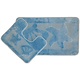 Badmat lichtblauw