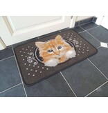 Deurmat afbeelding kat 50x80cm