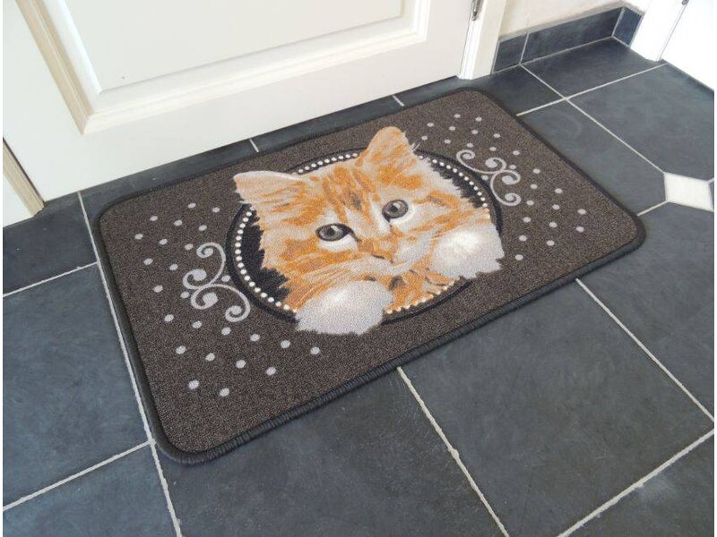 Deurmat afbeelding kat 50x80cm