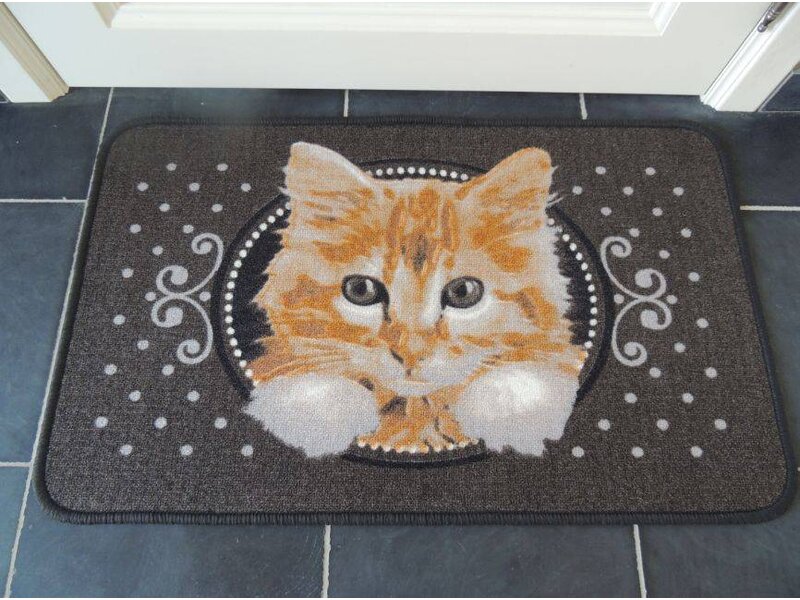 Deurmat afbeelding kat 50x80cm