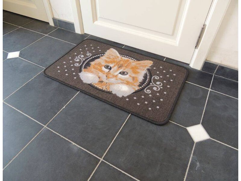 Deurmat afbeelding kat 50x80cm