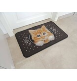 Deurmat afbeelding kat 50x80cm