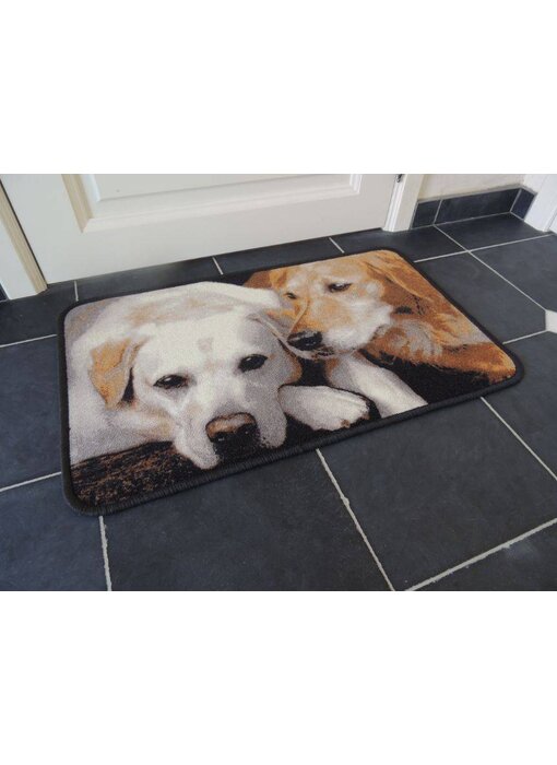Deurmat met hond