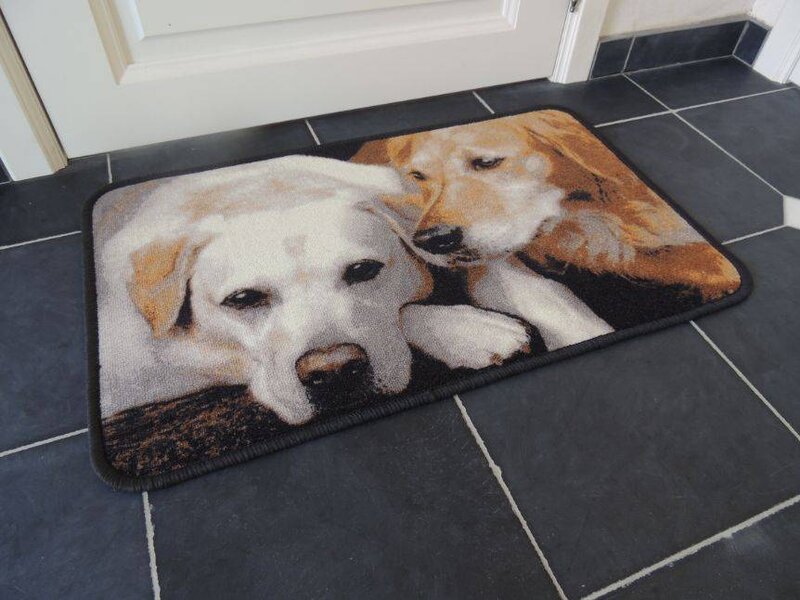 Deurmat afbeelding hond 50x80cm