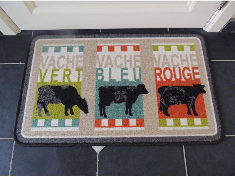 Deurmat afbeelding koe 50x80cm