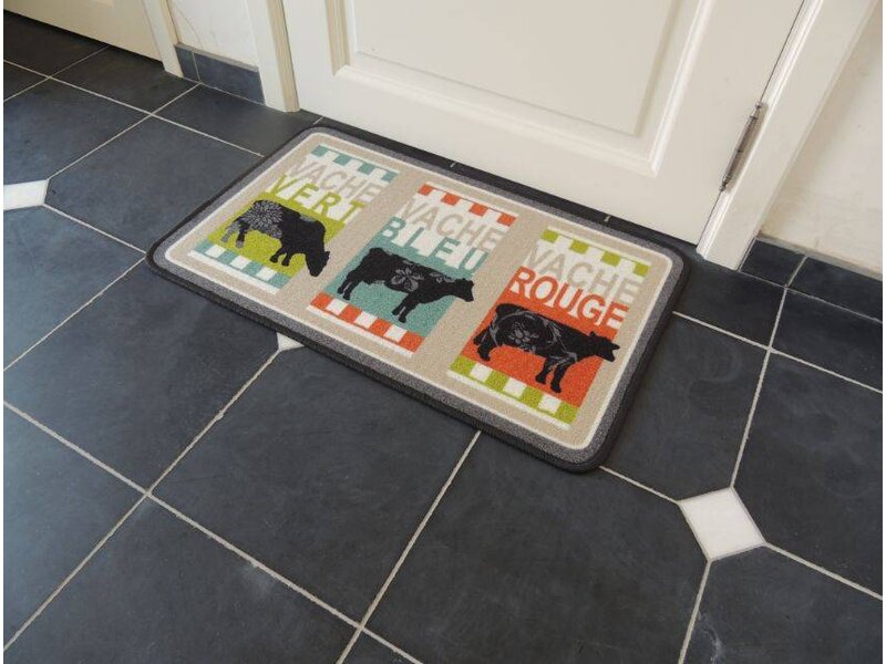 Deurmat afbeelding koe 50x80cm