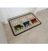 Deurmat afbeelding koe 50x80cm