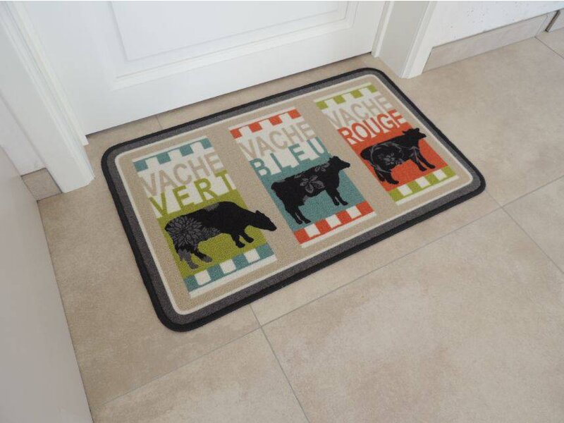 Deurmat afbeelding koe 50x80cm