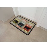 Deurmat afbeelding koe 50x80cm