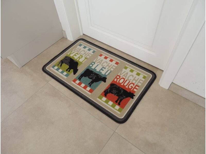 Deurmat afbeelding koe 50x80cm