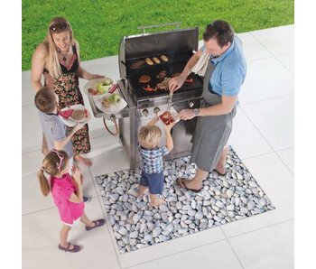 Barbecuemat voor terras