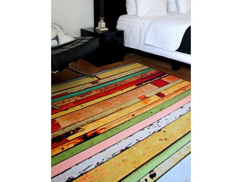Stoer design tapijt met leuke print
