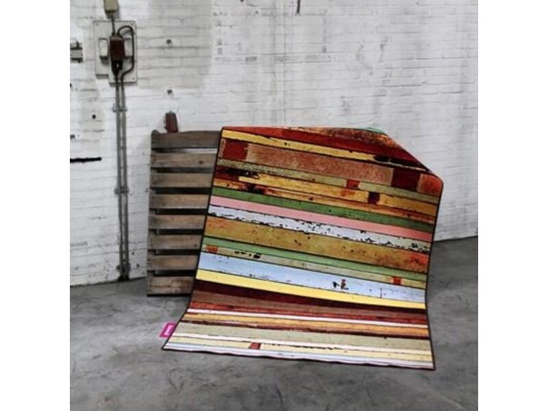 Stoer design tapijt met leuke print