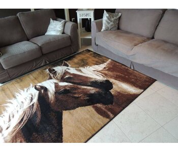 Tapijt of vloekleed Paarden