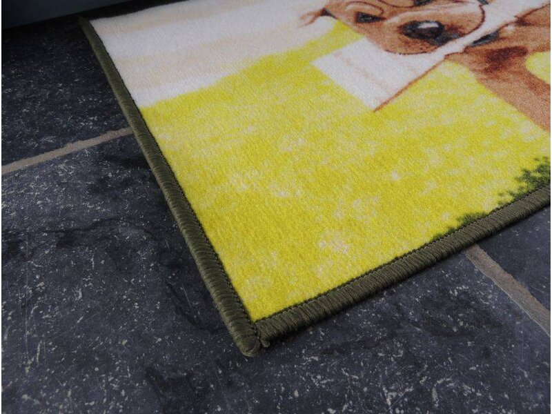 Vloerkleed afbeelding hond 50x80cm