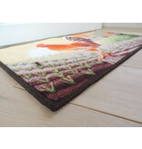 Tapijt met afbeelding haan Afmeting 50x80cm