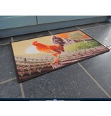 Tapijt met afbeelding haan Afmeting 50x80cm