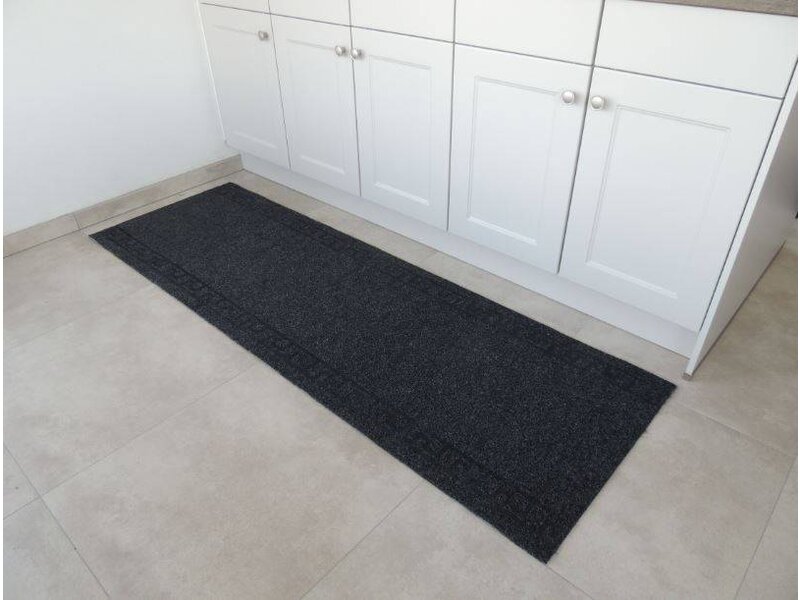 Keukenloper op maat antraciet - breedte 66cm