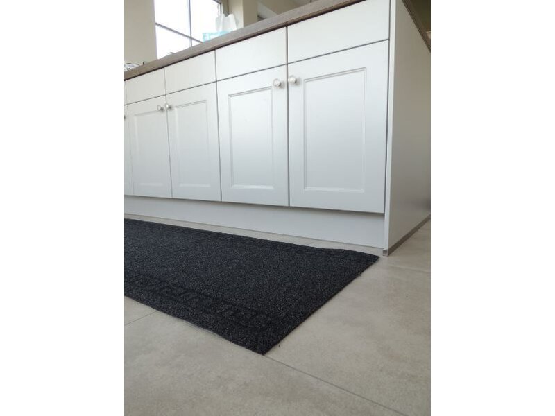Keukenloper op maat antraciet - breedte 66cm