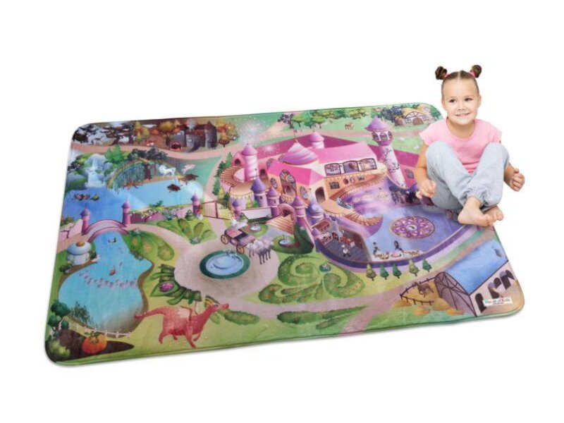 Groot tapijt prinsessen 130x180cm - SUPERZACHT