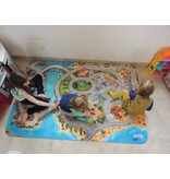 Groot speelkleed vakantie 130x180cm - SUPERZACHT
