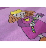 Tapijt kinderkamer met prinses 80x120cm