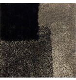 Hoogpolig modern tapijt SHADOW zwart 160x230