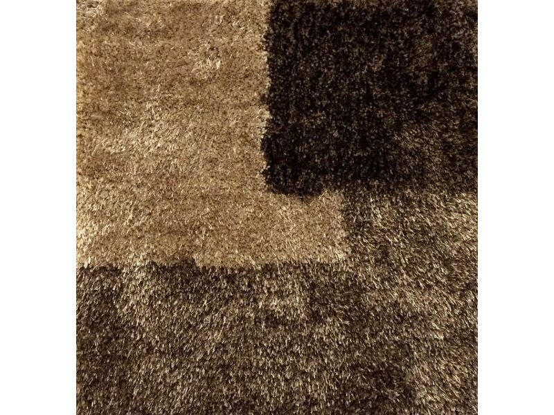 Hoogpolig modern tapijt SHADOW bruin 160x230