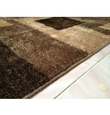 Hoogpolig modern tapijt SHADOW bruin 160x230