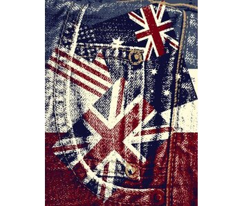 Modern tapijt met Jeans dessin