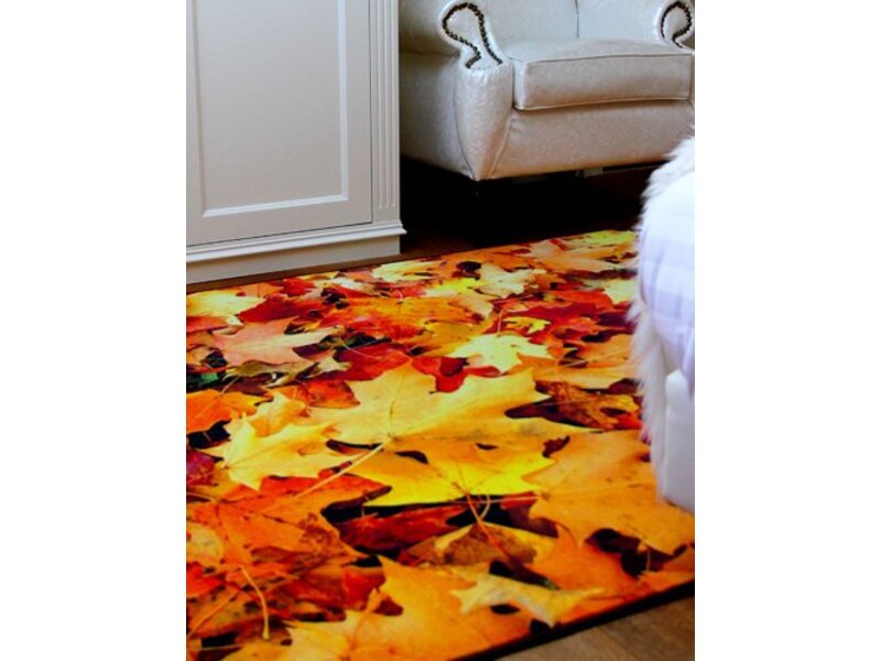Stoer design tapijt met hippe print