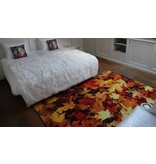 Stoer design tapijt met hippe print