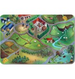 Groot speelkleed boerderij 130x180cm - SUPERZACHT