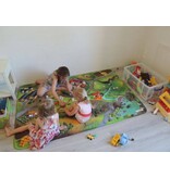 Groot speelkleed boerderij 130x180cm - SUPERZACHT