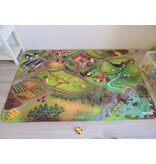 Groot speelkleed boerderij 130x180cm - SUPERZACHT