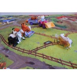 Groot speelkleed boerderij 130x180cm - SUPERZACHT