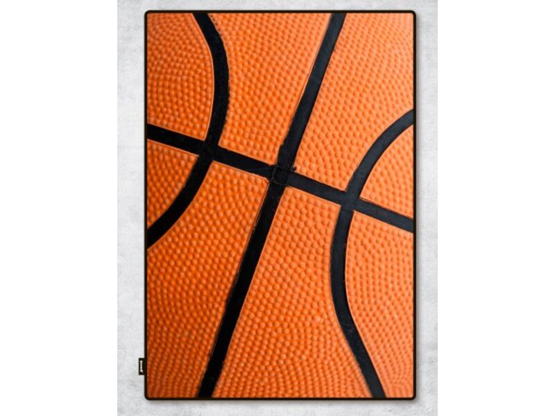 Stoer full color geprint tapijt basketbal