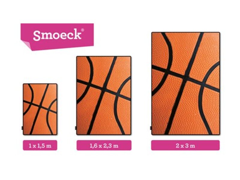 Stoer full color geprint tapijt basketbal