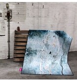 Stoer full colour geprint tapijt met industriële look