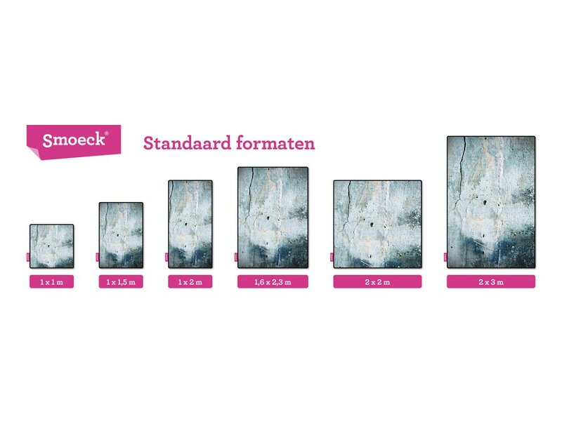 Stoer full colour geprint tapijt met industriële look