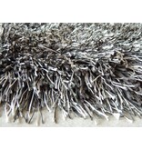 Hoogpolig tapijt taupe - extra lange pool