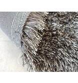 Hoogpolig tapijt taupe - extra lange pool