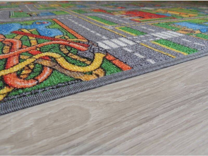 Speeltapijt verkeer 100x165