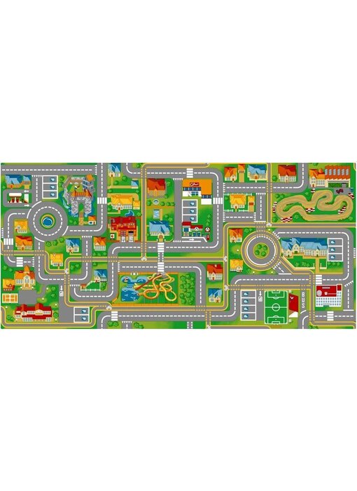 Groot tapijt verkeer 140x200