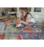 Speelmat verkeer voor tafel 100x150