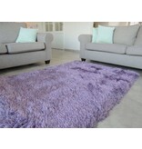 Tapijt in lila met hoge pool - extra lange pool