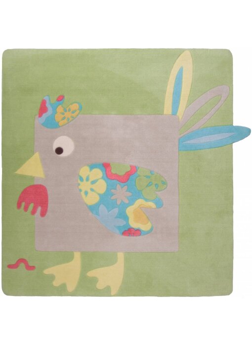 Tapijt babykamer met kleuren
