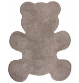Leuk tapijt babykamer in vorm van een beer - Taupe