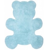 Leuk tapijt babykamer in vorm van een beer - blauw